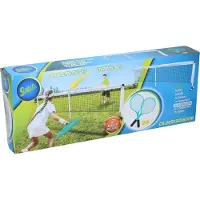 Coppens Set de tennis Scatch - 1 filet - 2 raquettes - 2 balles - 245 x 30 x 63 cm