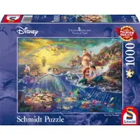 Schmidt Puzzle - Thomas Kinkade : La Petite Sirène, 1000 pièces