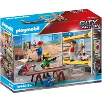 Playmobil Jeu de construction "Echafaudage avec ouvriers (70446)", City Action