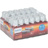 Huismerk Jeu de piles Powerlife, alcalines, 24x AA, 16x AAA, 40 pièces