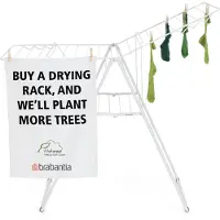 Brabantia HangOn Séchoir à Linge 20 Mètres - Blanc