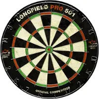 Longfield Cible de fléchettes Longfield Pro 501, sisal, free bull, fil rond