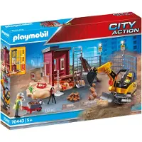 Playmobil 1386 CAT Minibagger 70443 1386 Zubehörset für Spielzeugautos