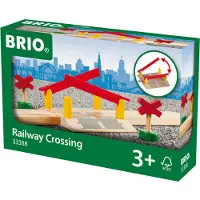 BRIO Passage à Niveau - 4 Parties - Bois 33388 - - UneTaille - Voie ferrée