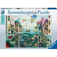 Ravensburger Puzzle 2000 pièces Si les poissons pouvaient marcher Demelsa Haughton