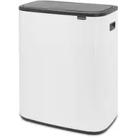 Brabantia Bo Touch Bin 2 x 30 Litres White