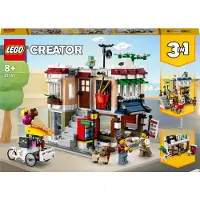 LEGO 31131 Creator Magasin de nouilles, magasin de vélos et salle de jeux, 3en1