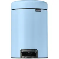 Brabantia NewIcon Poubelle à Pédale 3 Litres Dreamy Blue