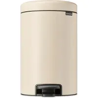Brabantia NewIcon Poubelle à Pédale 12 Litres Soft Beige