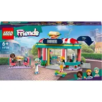LEGO 41728 Restaurant Friends au centre-ville avec les mini-poupées Liann, Aliya et Charli de 2023, set de jeu restaurant pour les enfants de 6 ans et plus