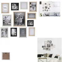 Coppens Cadres photos en bois Bonheur (Lot de 12)