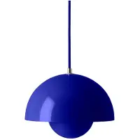 &tradition Suspension &Tradition, Flowerpot VP1, dimmable, Bleu, Salon / séjour, Métal, Design
