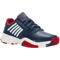 K-Swiss Chaussures de Tennis K Swiss Kids Court Express Omni Opal White Lollipop-Taille 37,5