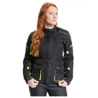 FASTWAY Touring Women 211 Veste Textile Noir/Jaune 40 femmes