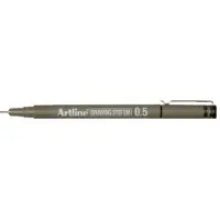 Shachihata Fineliner Artline Drawing Pen EK235, 0,5 mm, sort