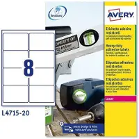 Avery étiquettes résistantes aux intempéries