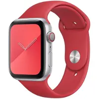 Apple Watch 42/44 mm Bracelet Sport en Silicone Rouge