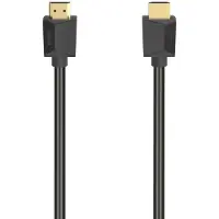 Hama Câble HDMI - - 5.00 m - Fiche mâle HDMI-A - Blindé - Noir