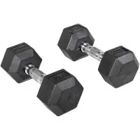 Olive Haltère Rubber Hex 9kg 2 Unités