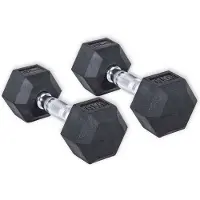 Olive Haltère Rubber Hex 6kg 2 Unités