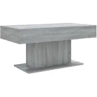 vidaXL Table basse Gris Sonoma 96x50x45 cm Bois composite