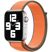 Apple Watch 42/44 mm Nylon Sport Loop Bracelet de Montre Kumquat