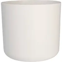 Elho Pot De Fleurs - - B.For Ronde Souple 14 - Blanc - Plastique Recyclé
