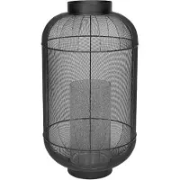 Broste Copenhagen Lanterne taureau métal / verre -Ø46,5XH82,5CM