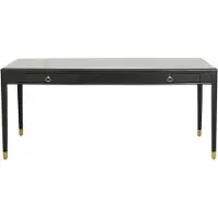Nordal Bureau A/s Ems Avec Tiroirs 2-bois Noir | 6928