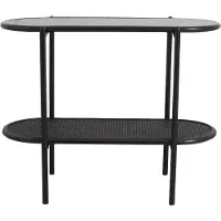 Nordal A/s Surma Table D'appoint | 2 Étagères-noir | 2073