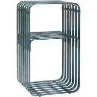 Hubsch Table d'appoint en métal vert