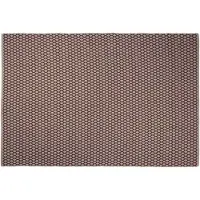 Broste Copenhagen Tapis Boris marron foncé - 140x200cm