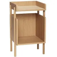 Hubsch Table d'appoint en chêne - 38x35xh60cm
