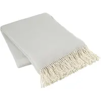 Broste Copenhagen Jeanne jeté blanc