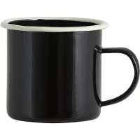 Nordal Mugs Ginger noir set de 6 pièces