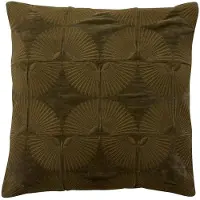 Nordal Coussin Alasie vert avec rembourrage