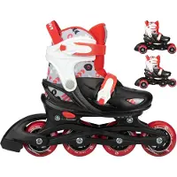 Nijdam Rollers/patins 3-in-1 Street Shift Enfant (réglables)