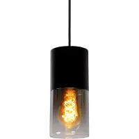 Lucide Lampe suspendue Zino Ø 10 cm de noir