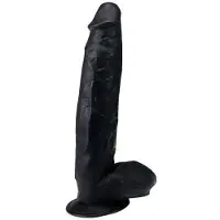 Hismith Premium Mega Dildo avec ventouse XL Black BlackZilla 30 CM