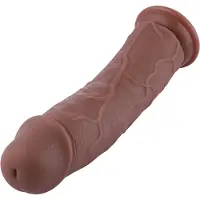 Hismith Premium Gode XL KlicLok Large 25+ CM Marron