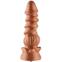 Hismith Premium Gode KlicLok Medium 23 CM Flower Gold