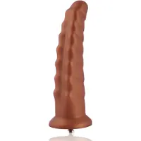 Hismith Premium Gode P-Spot Arthropode KlicLok et ventouse 25 CM Gold Brown