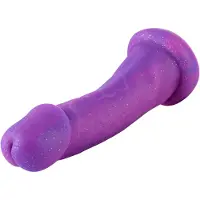 Hismith Premium Fantasy Dildo Soft KlicLok et Ventouse 22 CM Violet