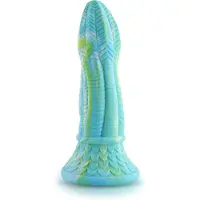 Hismith Premium Fantasy Suction Cup Dildo Blue 25 cm Anal