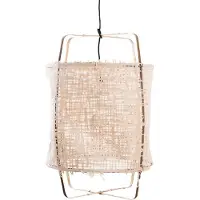 Ay Illuminate Suspension Z11 en bambou carton naturel ø48,5x72,5cm