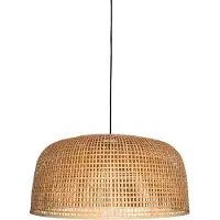 Ay Illuminate Suspension Doppio Grid en bambou naturel ø80cm