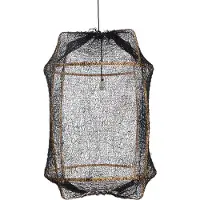 Ay Illuminate Suspension Z2 blond filet de sisal noir ø67x100cm