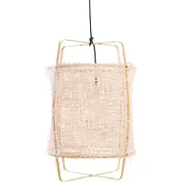Ay Illuminate Suspension Z22 blond en bambou gris carton ø48,5x72,5cm