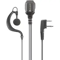 Midland MA21 L Pro Casque Avec fil Crochets auriculaires Appels/Musique Noir