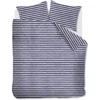 Ariadne at Home Housse de Couette Ariadne at Home Knit Stripes Bleu Coton-240 x 220 cm | Lits-Jumeaux